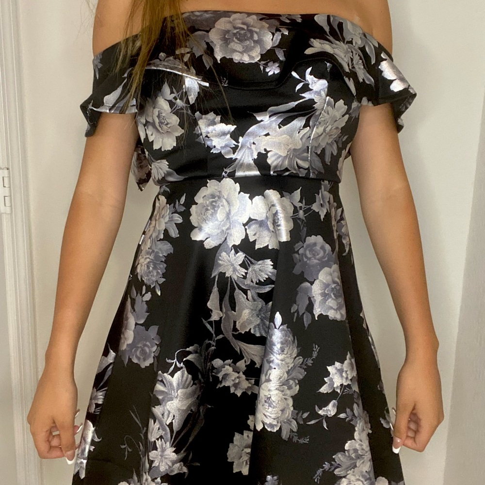 Macy’s junior strapless dress